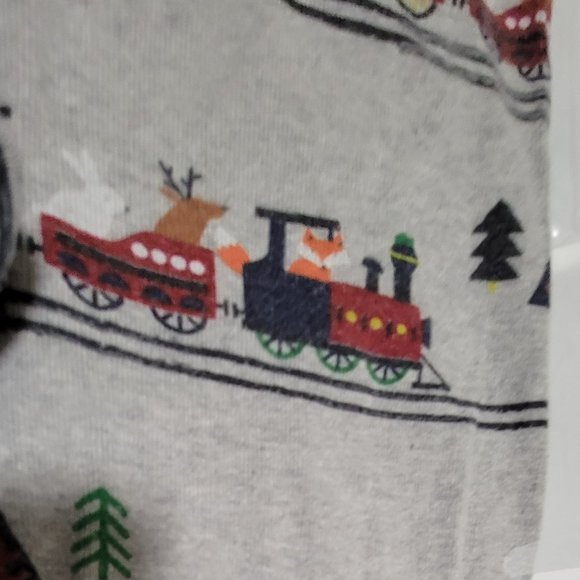 HANNA ANDERSSON Train Long John Pajama Set - 140 OR 10 (PRE-OWNED) - Picture 9 of 12